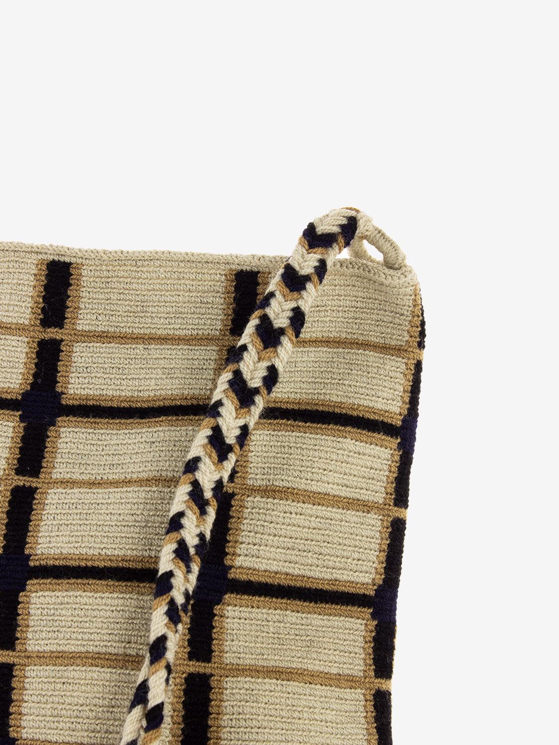 Opera bag Dove beige / black