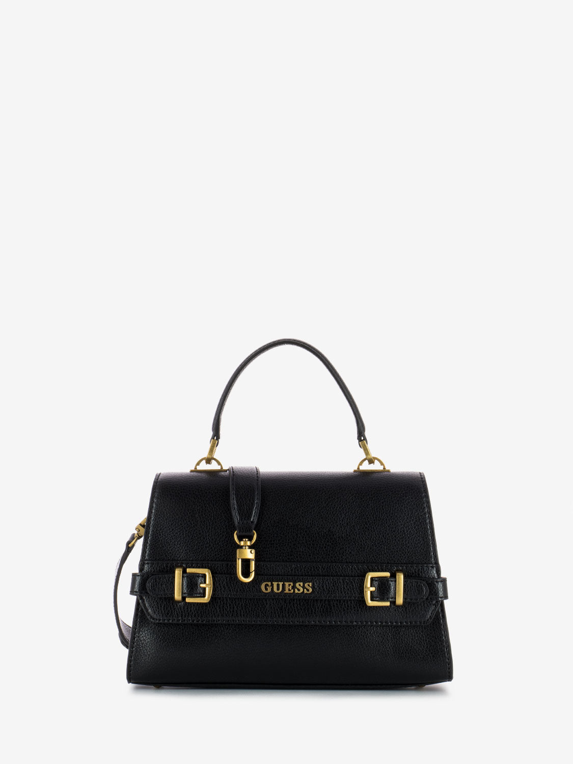 Sestri flap black handbag