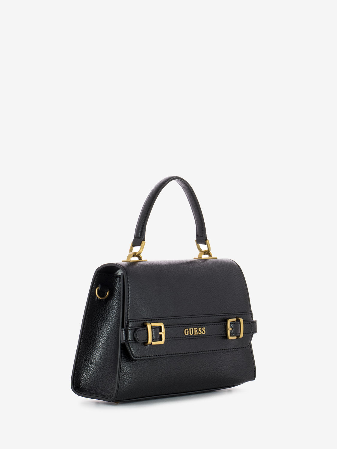Sestri flap black handbag
