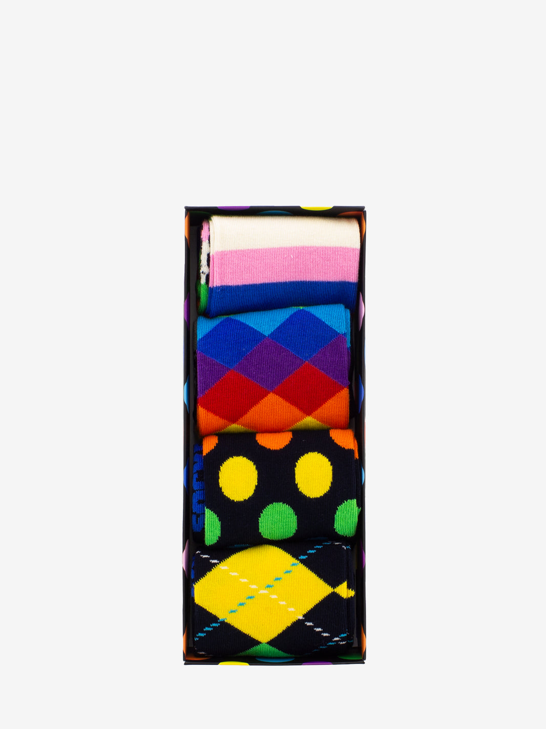 Gift set 4 pack socks multicolor