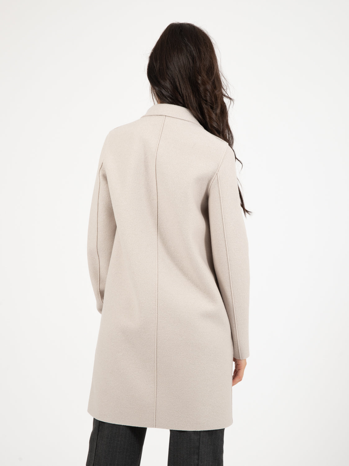 Cappotto button up boxy cream