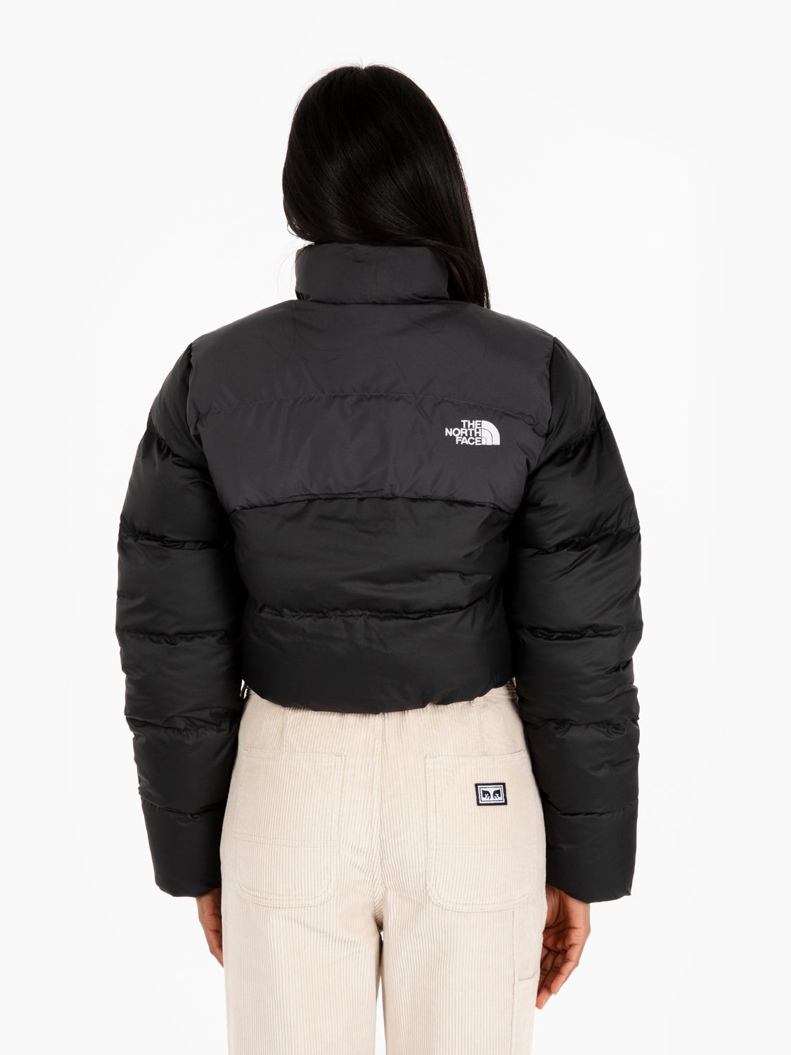 Piumino cropped Saikuru tnf black / asphalt grey
