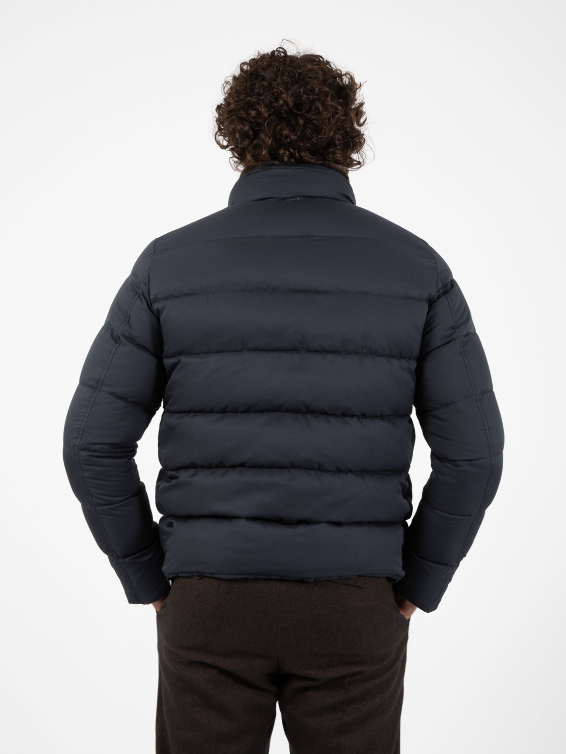Blue Norfolk Wool Bomber