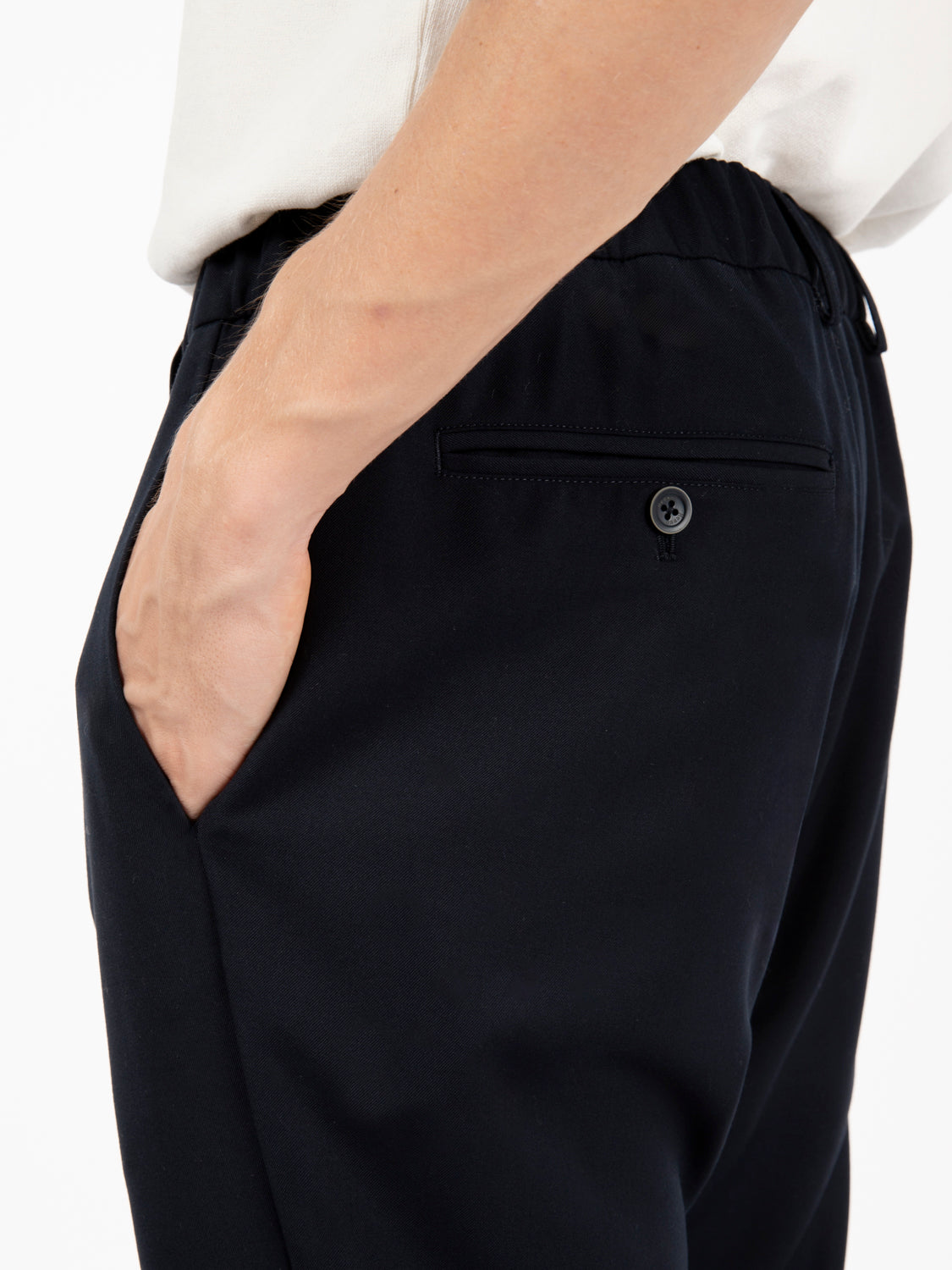 Blue Drawstring Pants