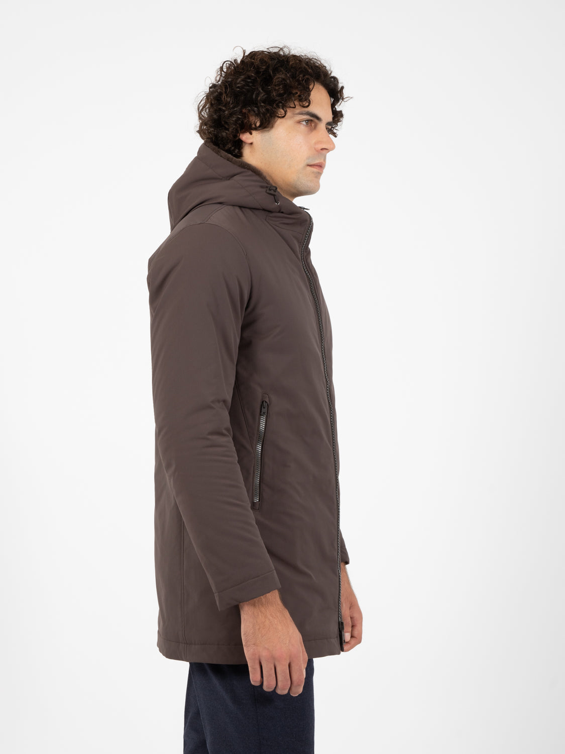 Keystone Parka with brown faux fur lining