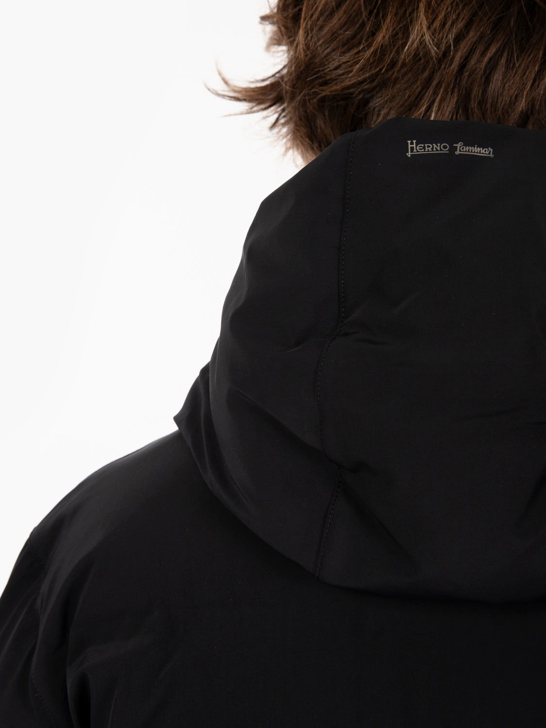 Black Laminar Down Jacket