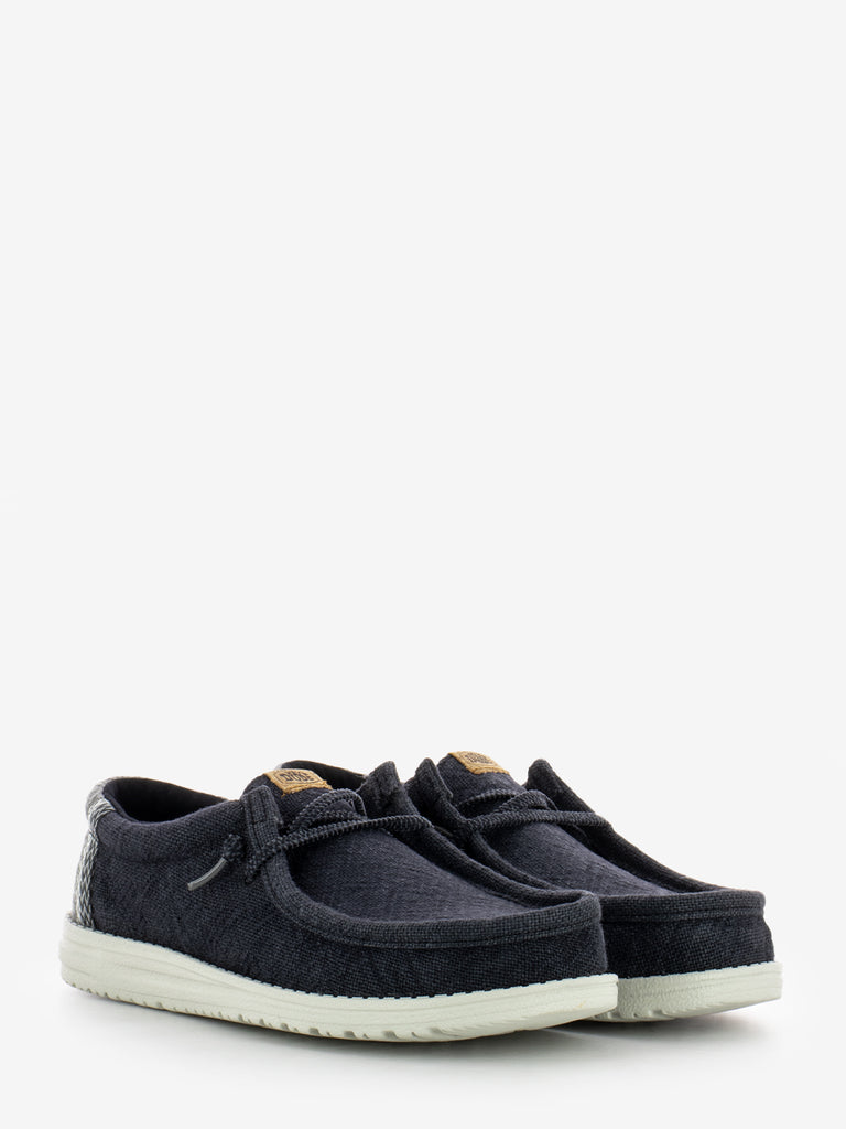 HEY DUDE - Wally jute black / granite grey