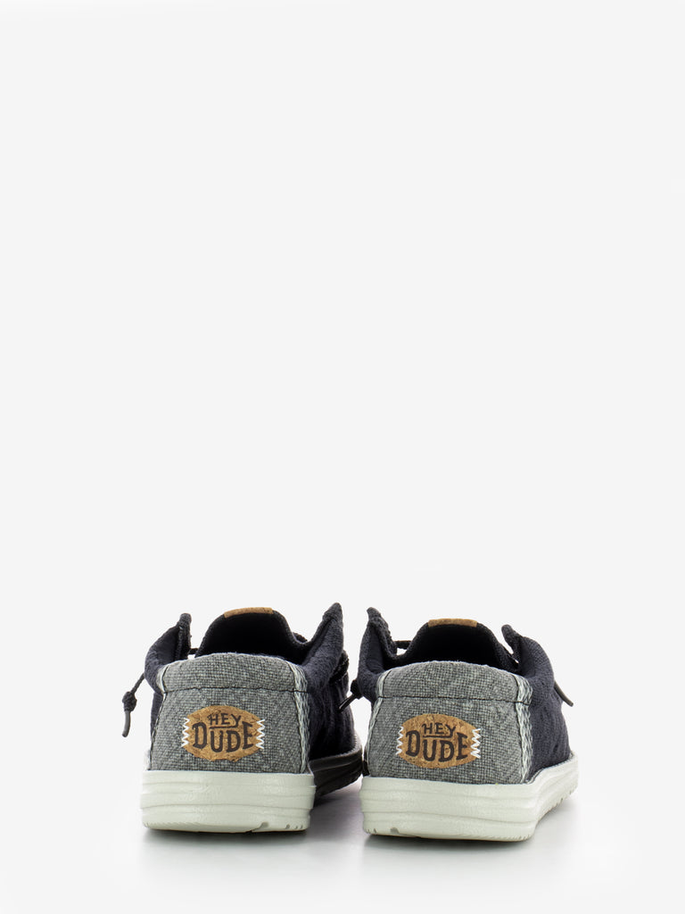 HEY DUDE - Wally jute black / granite grey