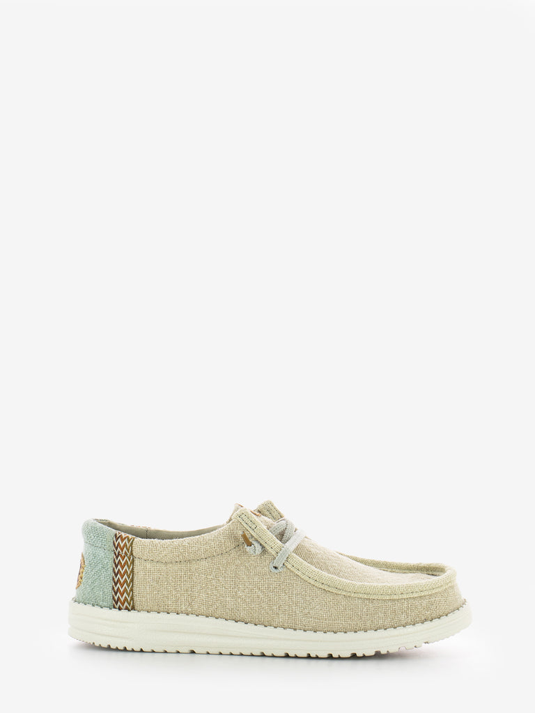HEY DUDE - Wally jute stone grey / iceberg green
