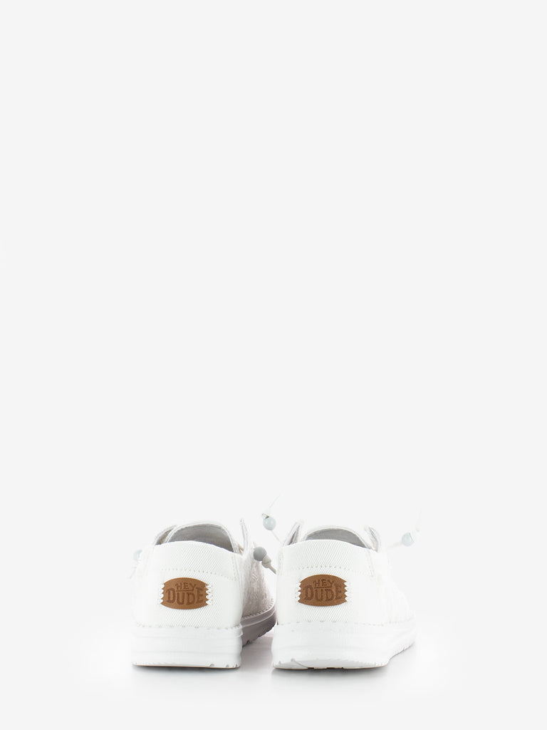 HEY DUDE - Wendy crochet lace white