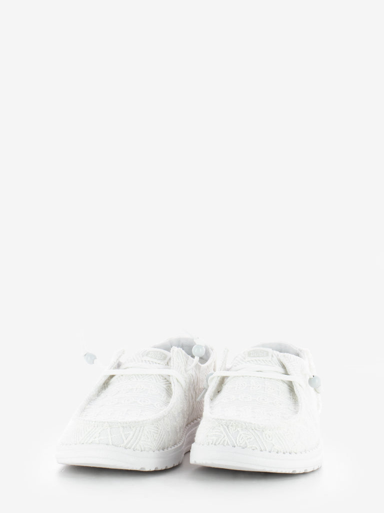 HEY DUDE - Wendy crochet lace white