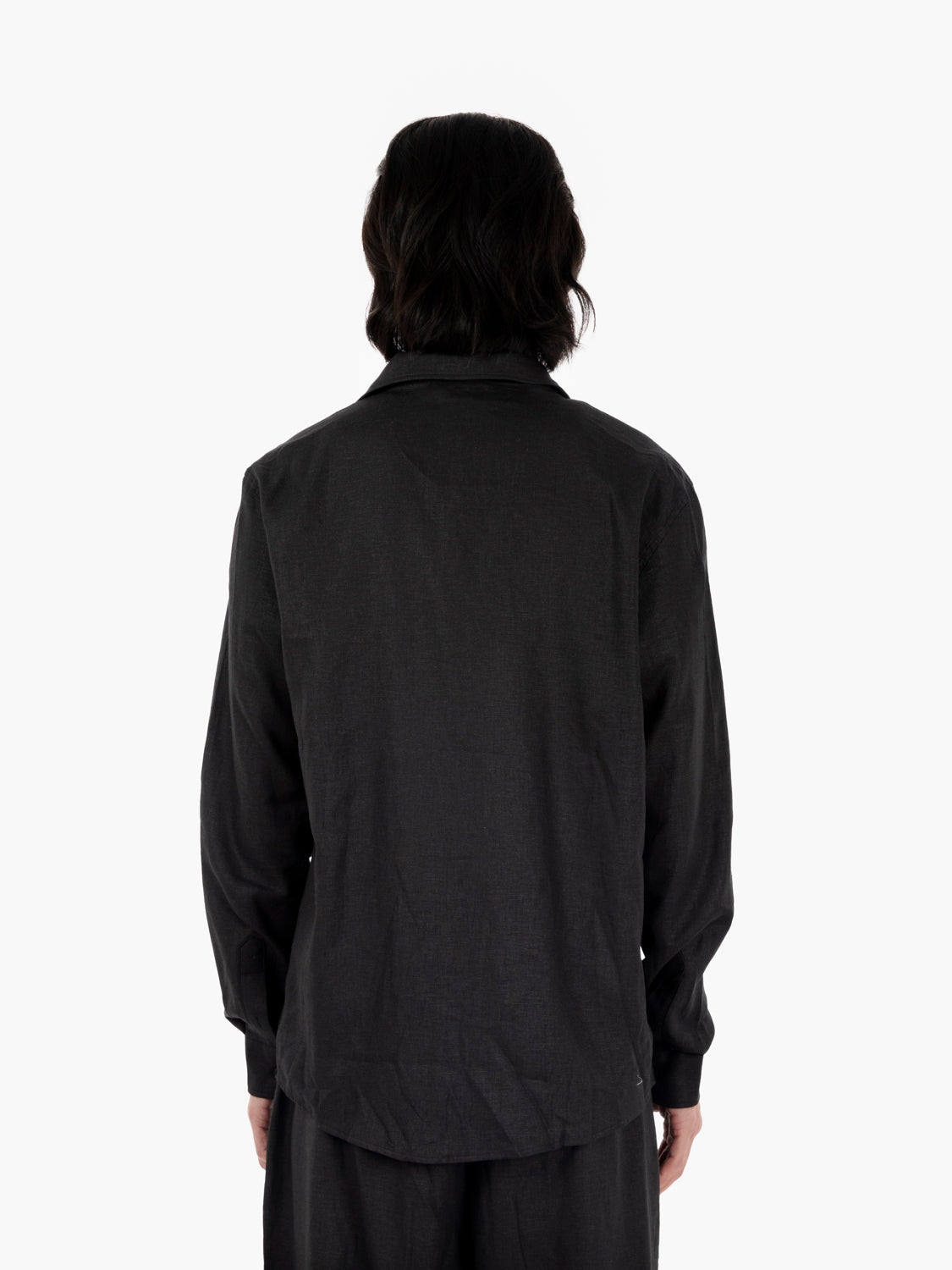 Soft black linen shirt