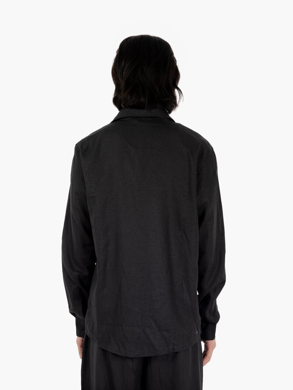 Soft black linen shirt