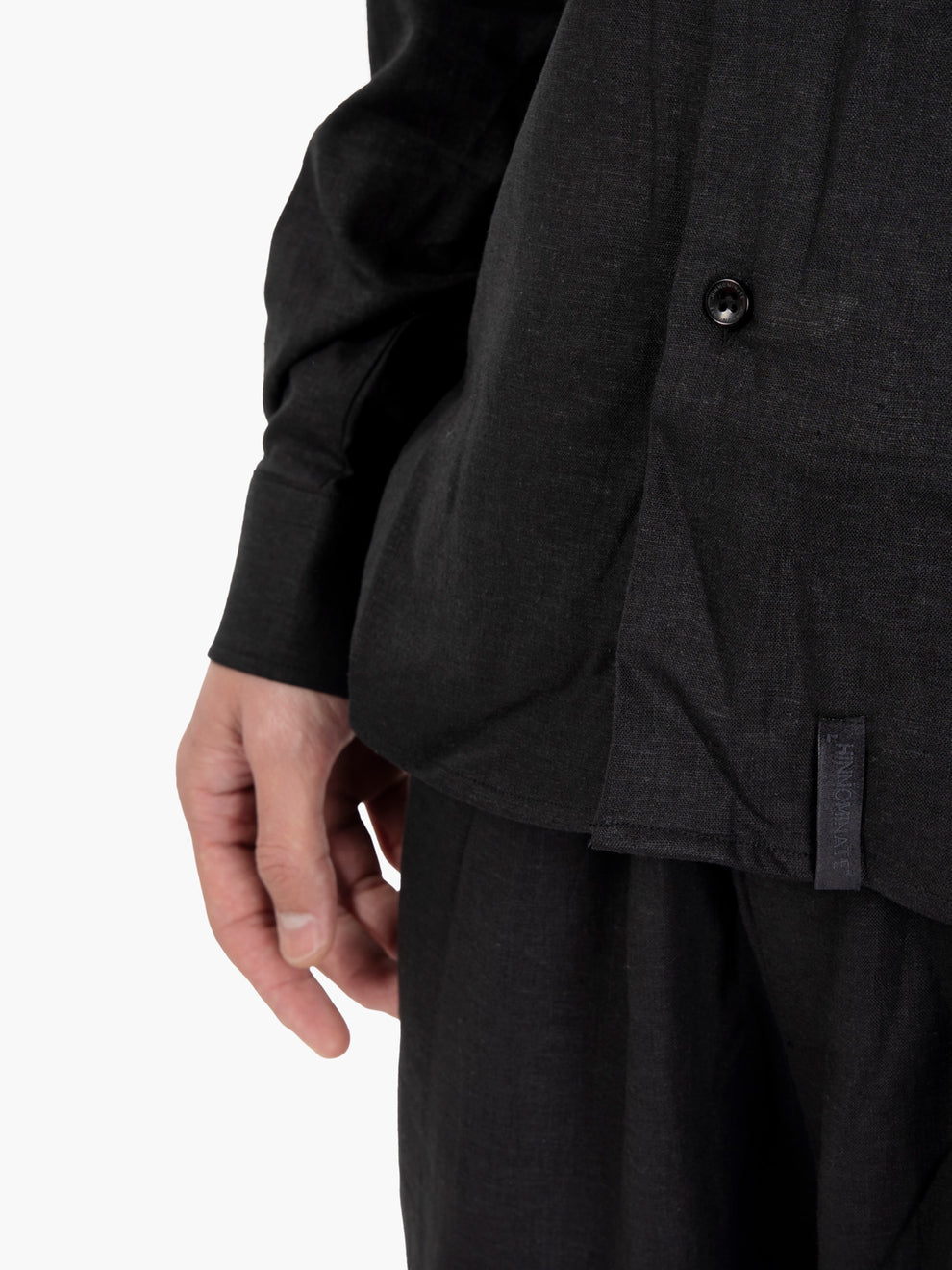 Soft black linen shirt