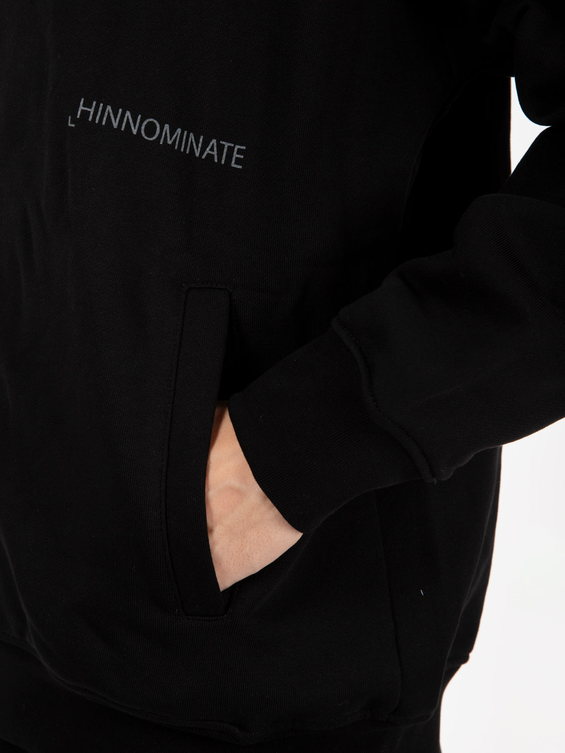 Black zip-up hoodie