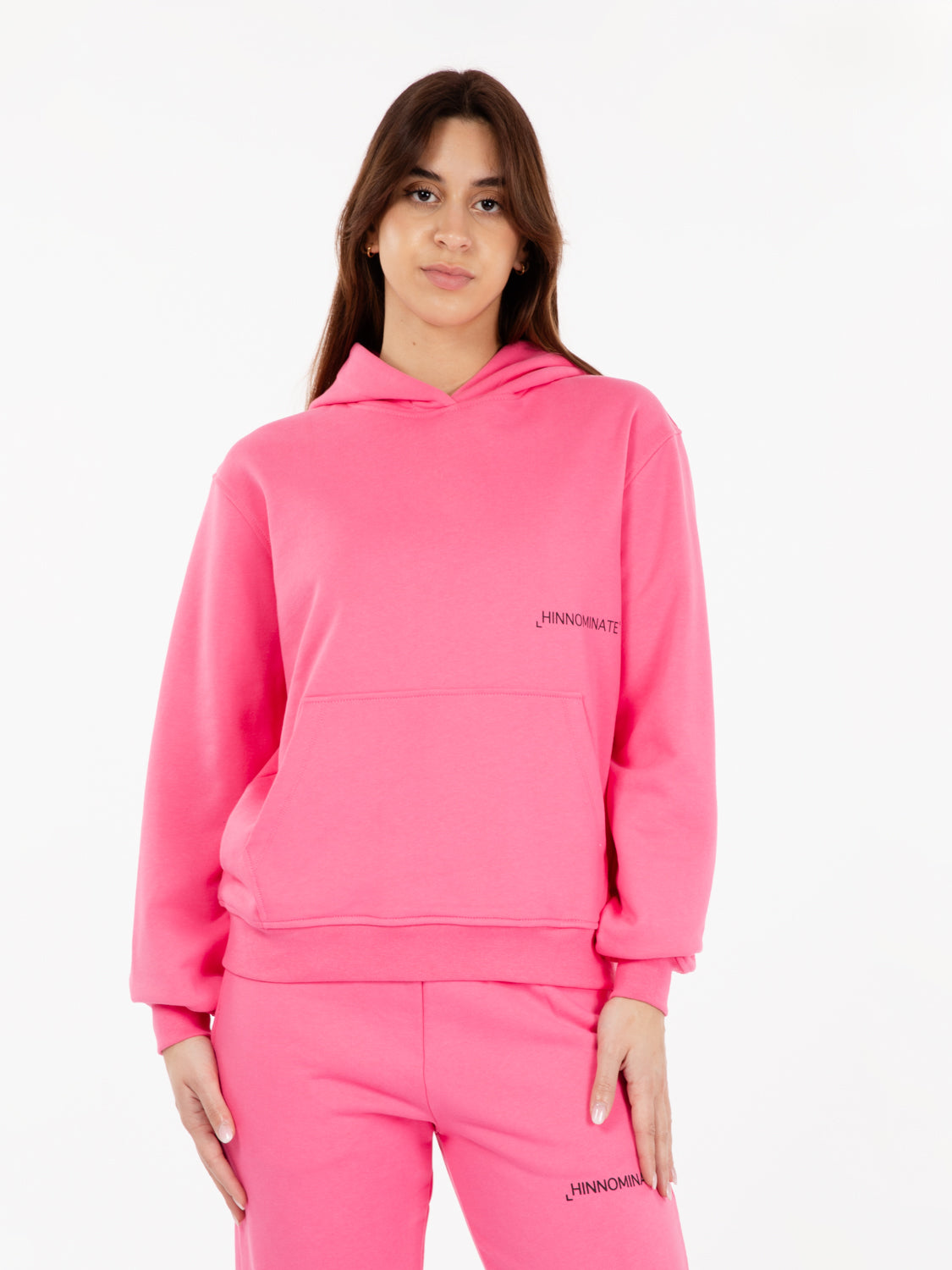 Geranium lettering logo hoodie