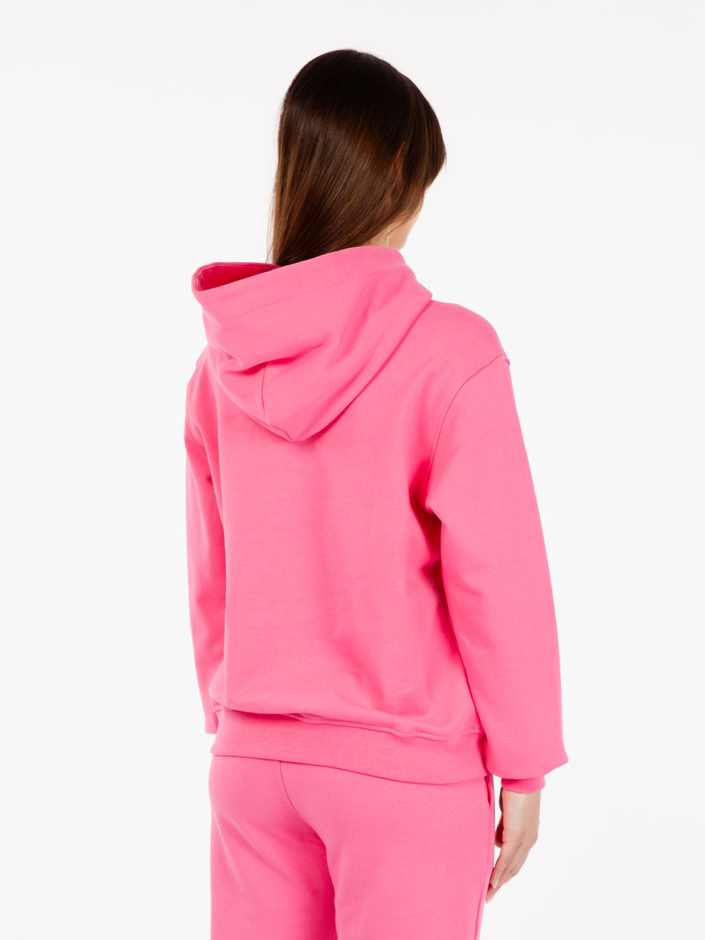 Geranium lettering logo hoodie