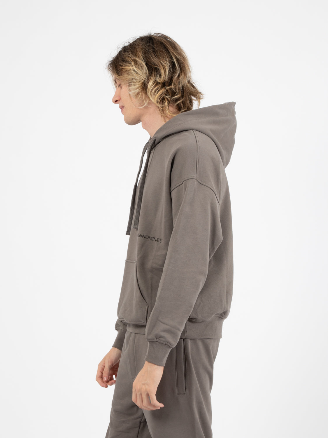 Mud Grey Long Sleeve Hoodie