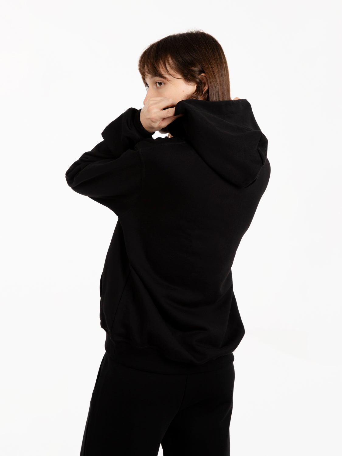 Black hoodie