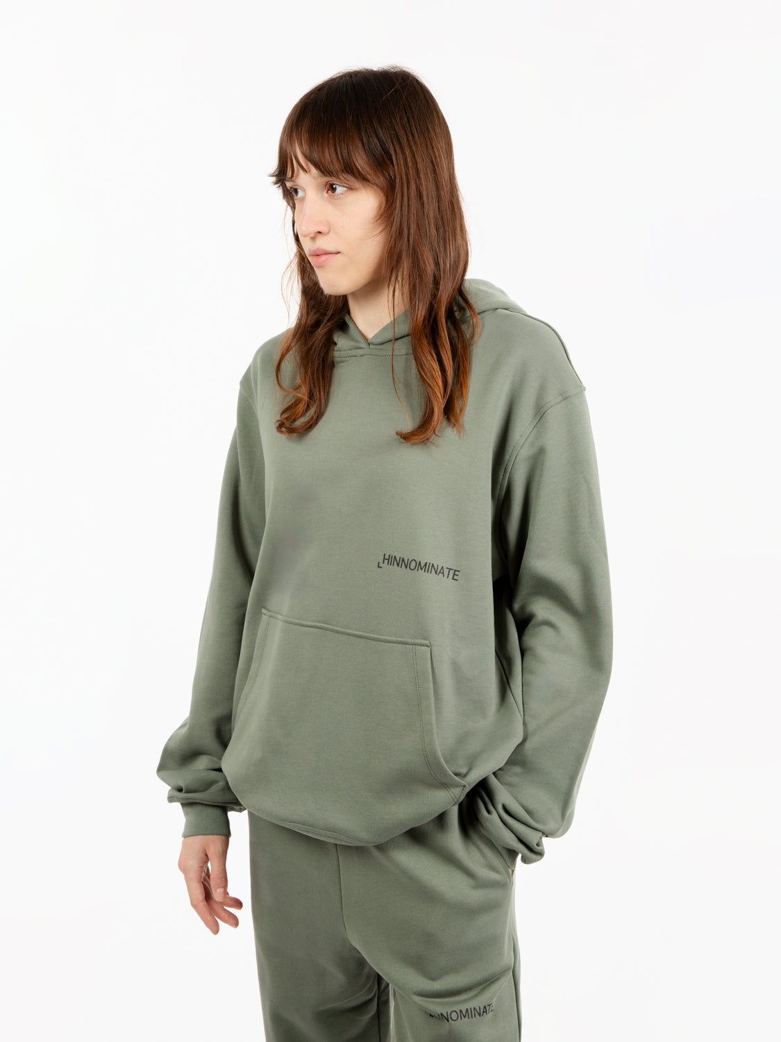 Green hoodie