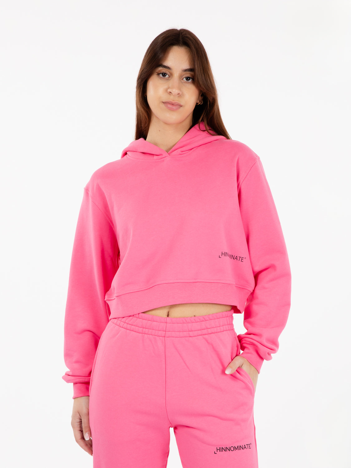 Geranium Crop Hoodie