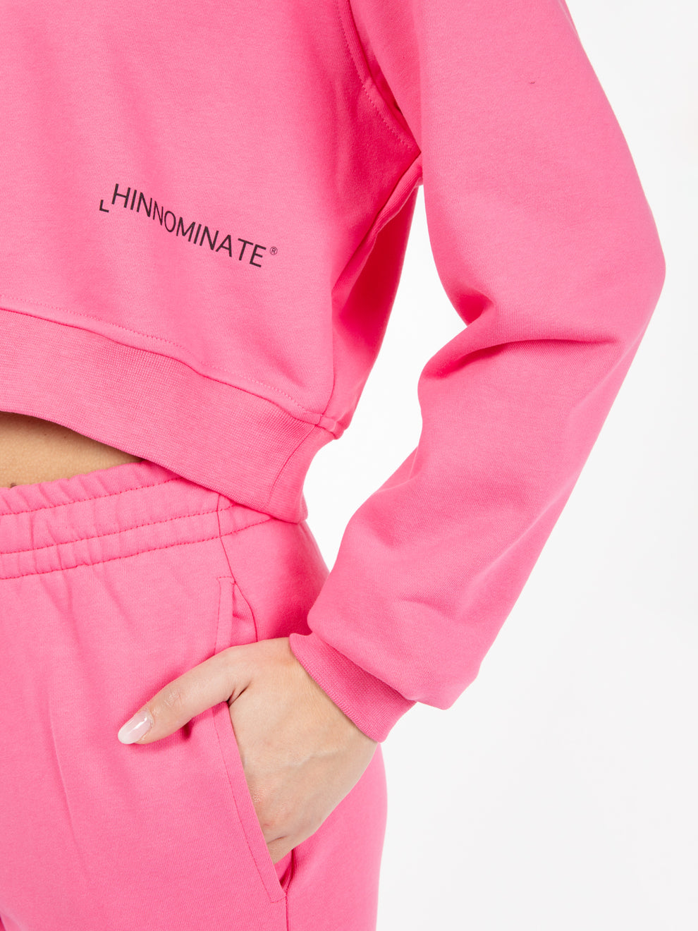Geranium Crop Hoodie