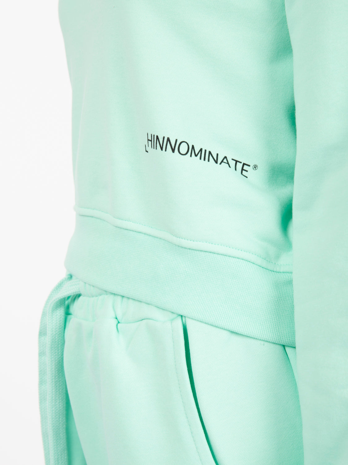 Maldives Green Crop Hoodie