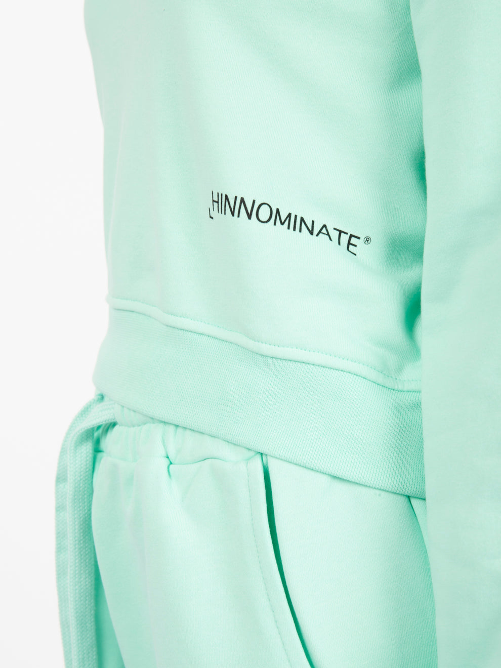 Maldives Green Crop Hoodie