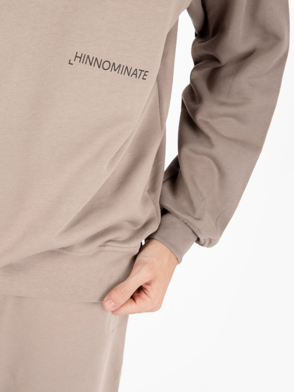 Beige crewneck sweatshirt