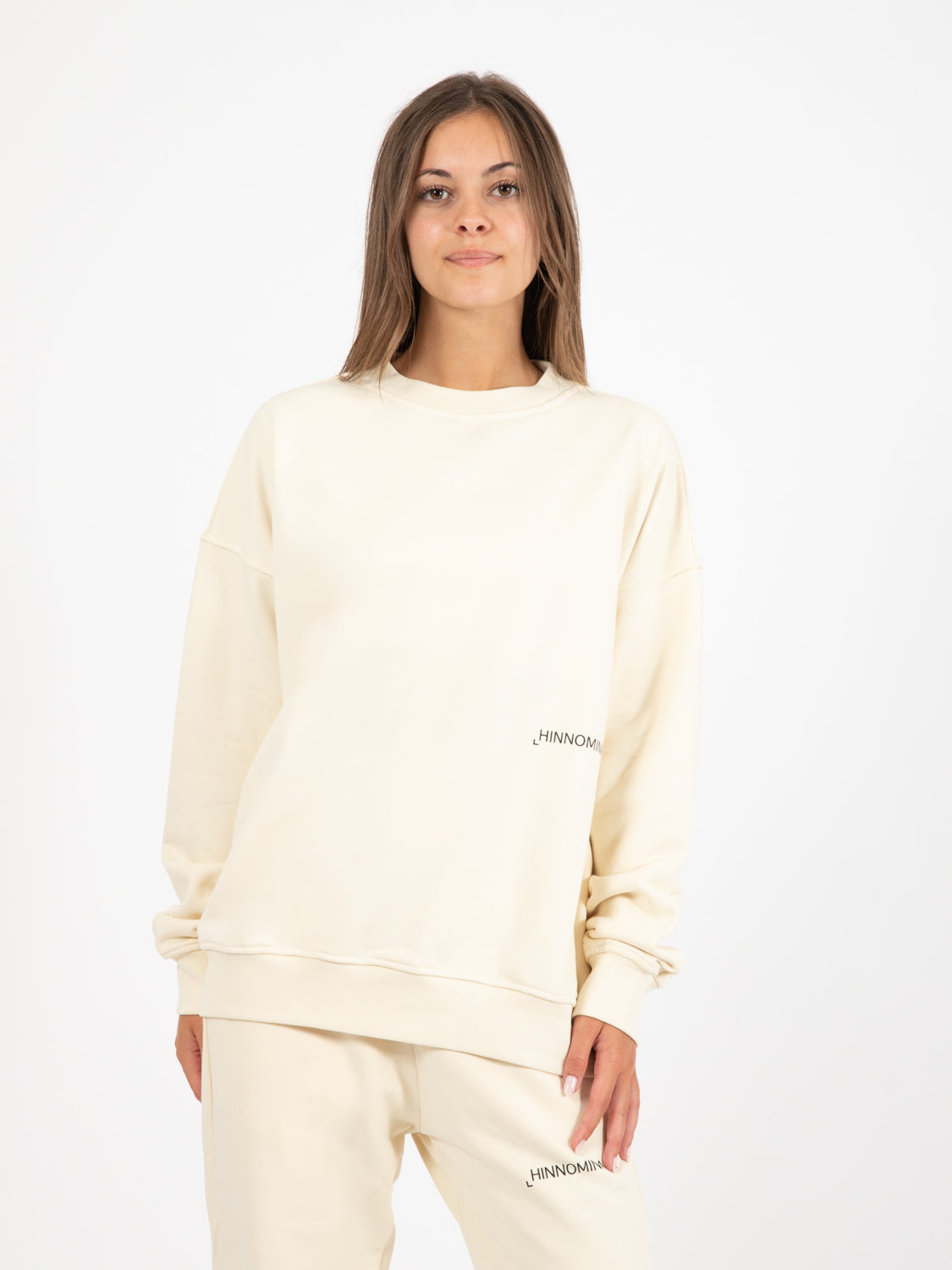 Butter White Crewneck Oversized Sweatshirt