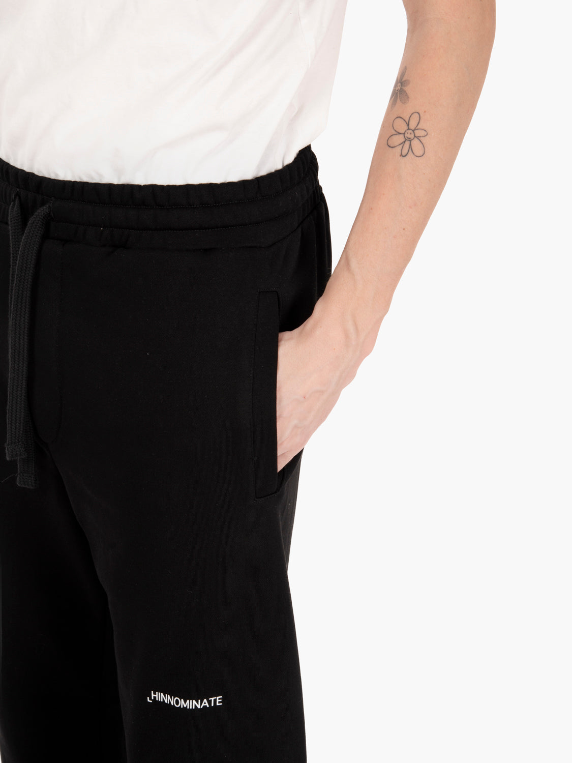 Pantalone basic in felpa nero