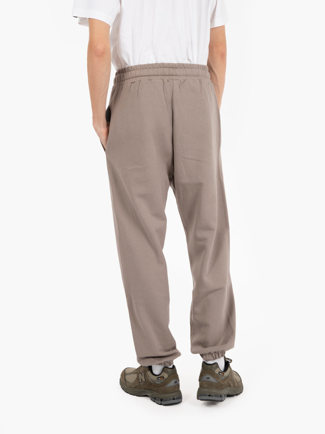 Pantaloni in felpa con elastico sul fondo fango