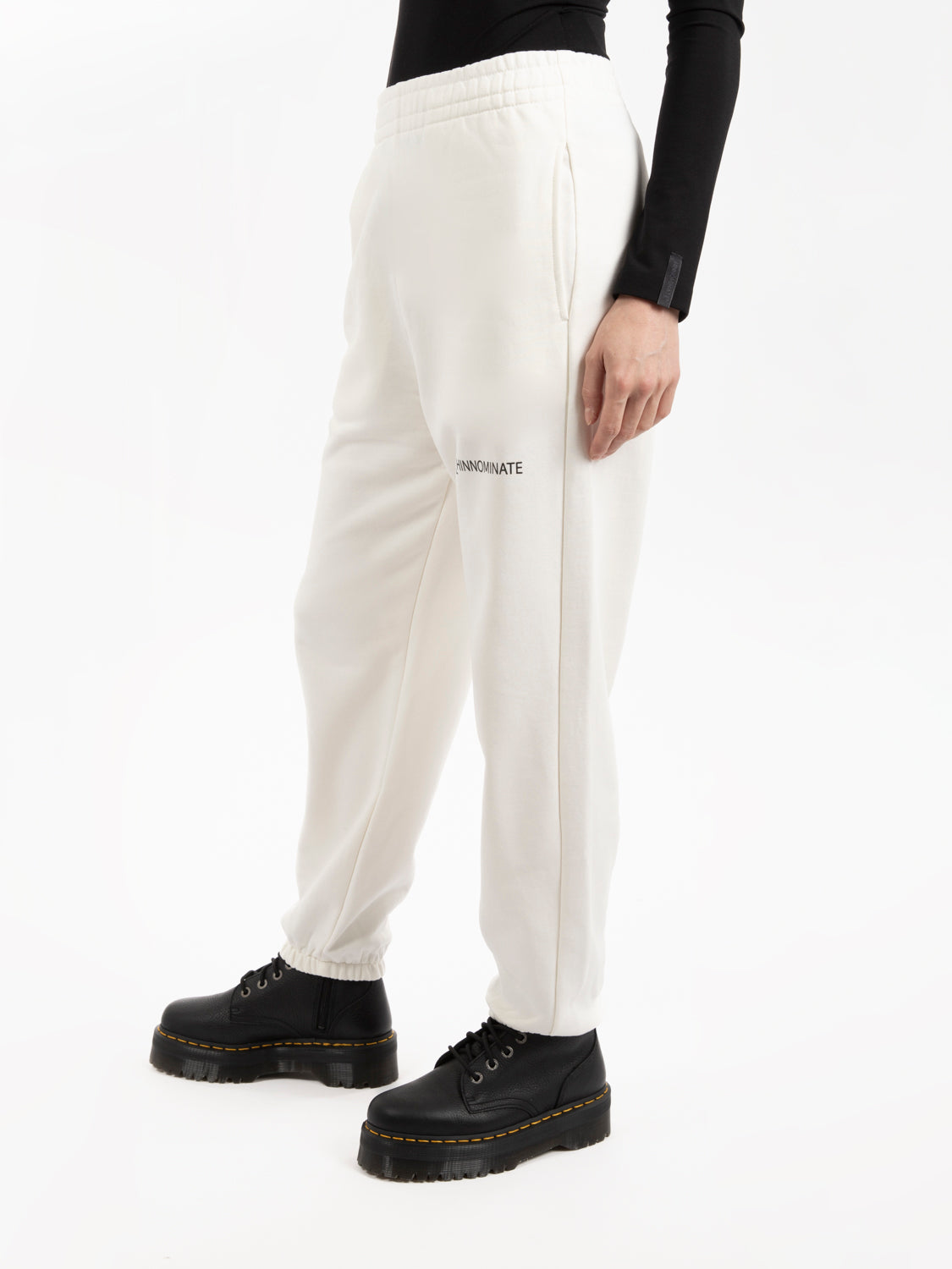 Pantaloni in felpa off white