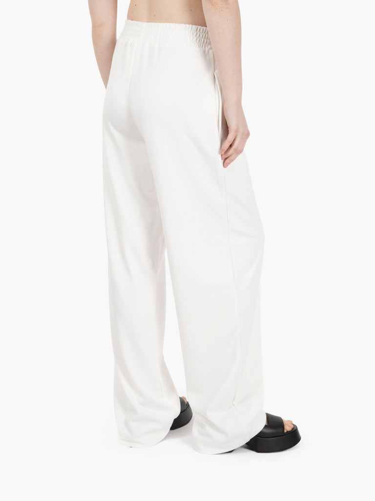 HINNOMINATE - Pantaloni in modal vita alta bianco