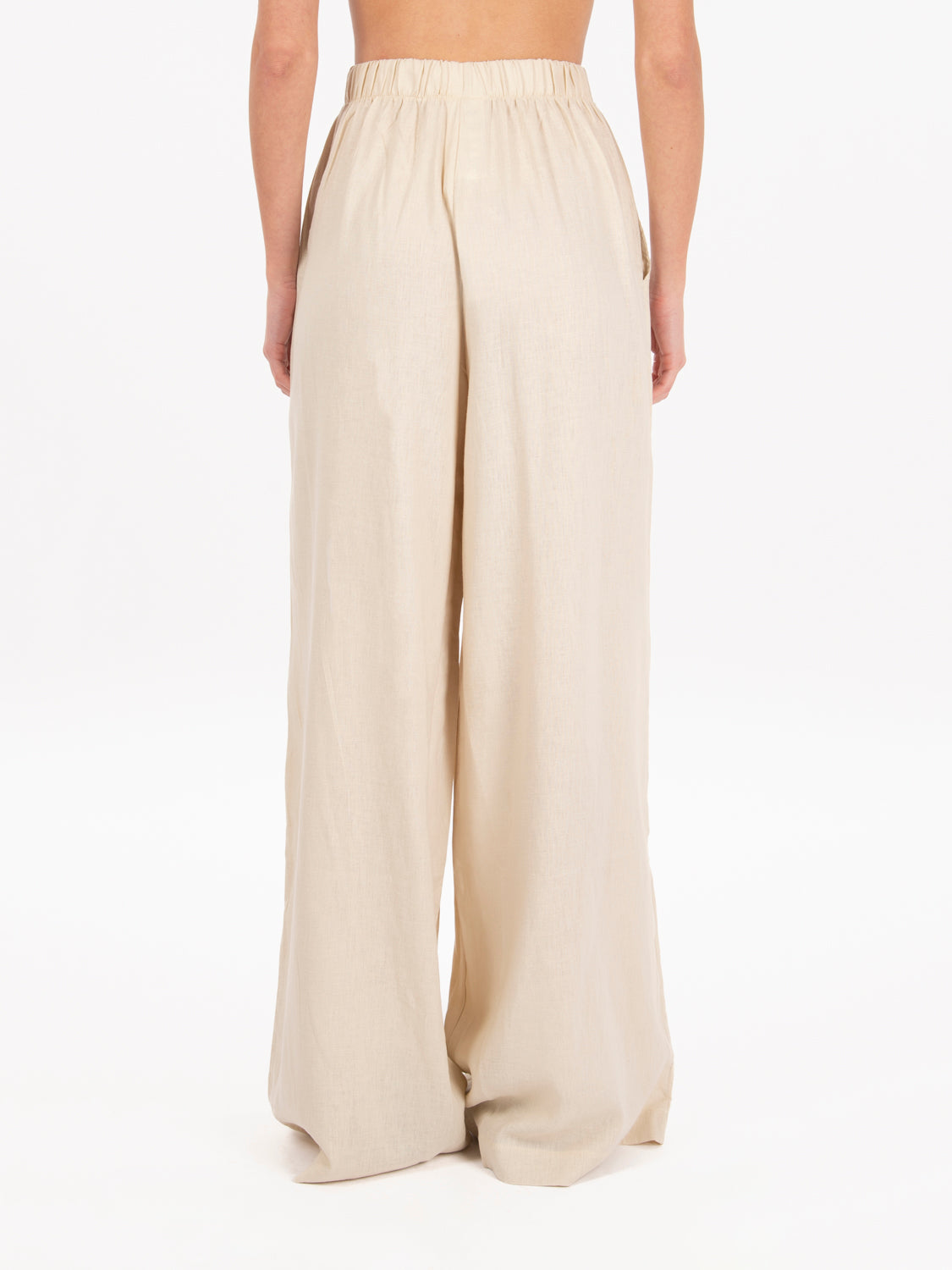 Natural World Map Wide Leg Pants