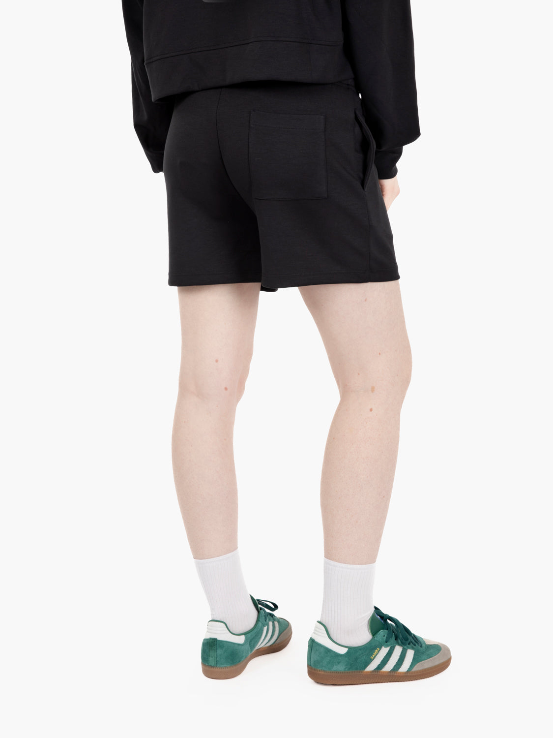 Modal shorts with black elastic