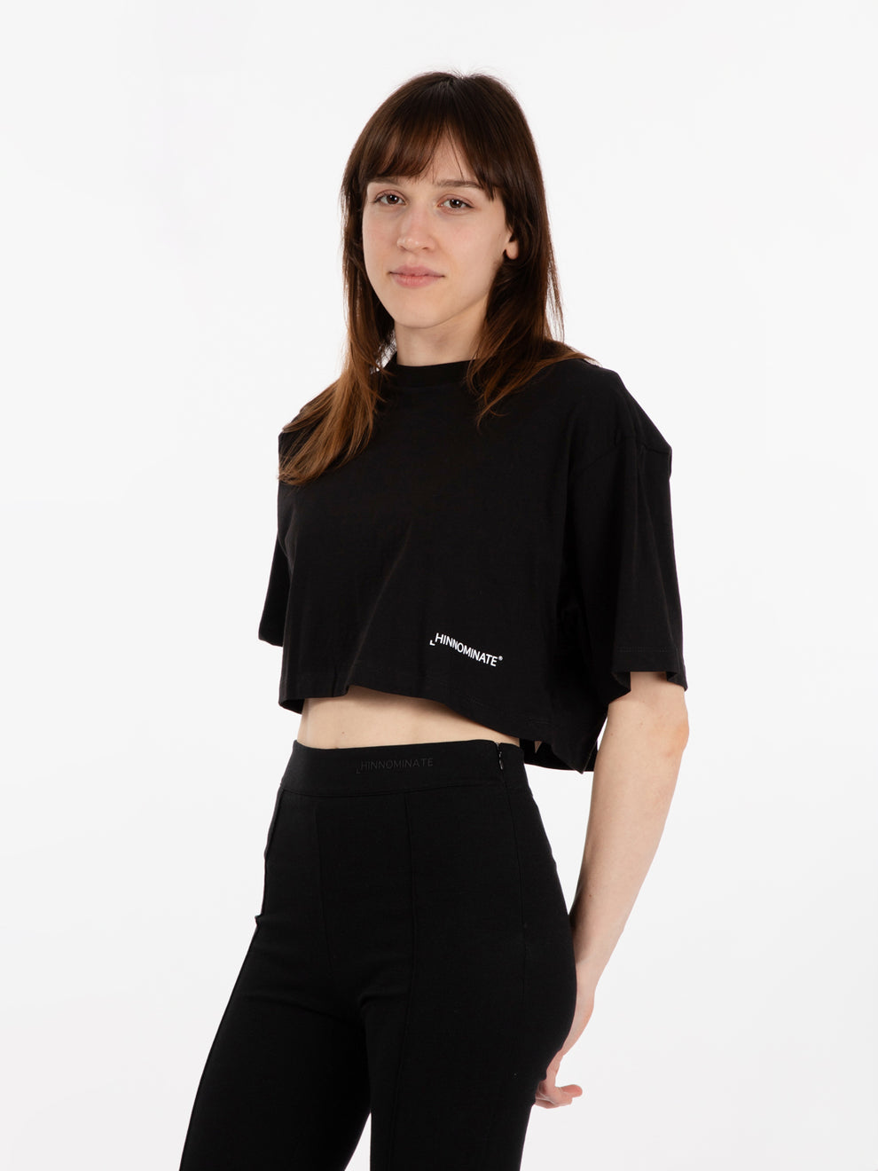 Black Lettering Logo Short T-Shirt