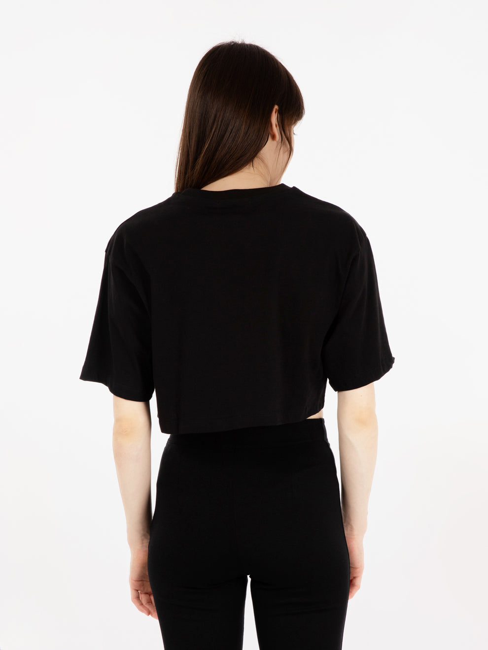 Black Lettering Logo Short T-Shirt