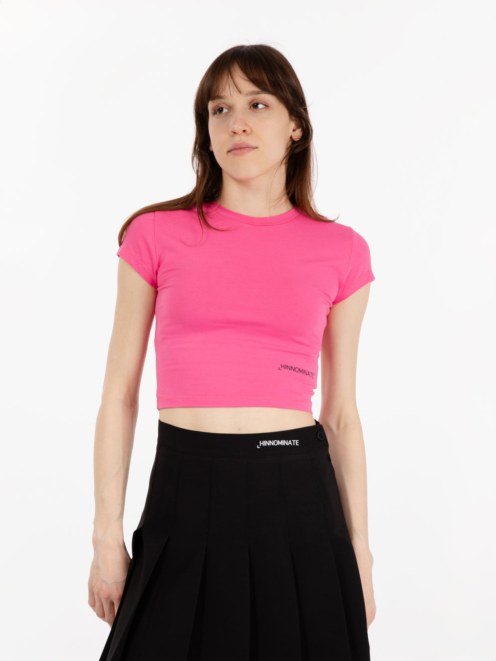 Geranium Stretch Crop T-Shirt