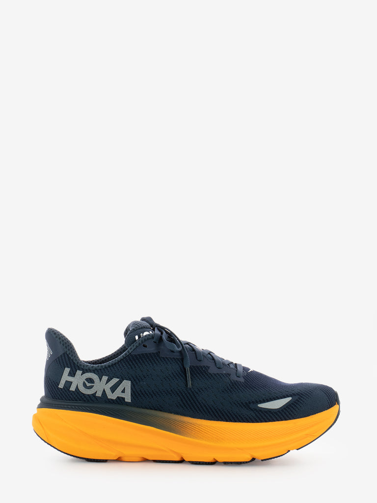 HOKA ONE ONE - M Clifton 9 GTX stormy skies / orange zest