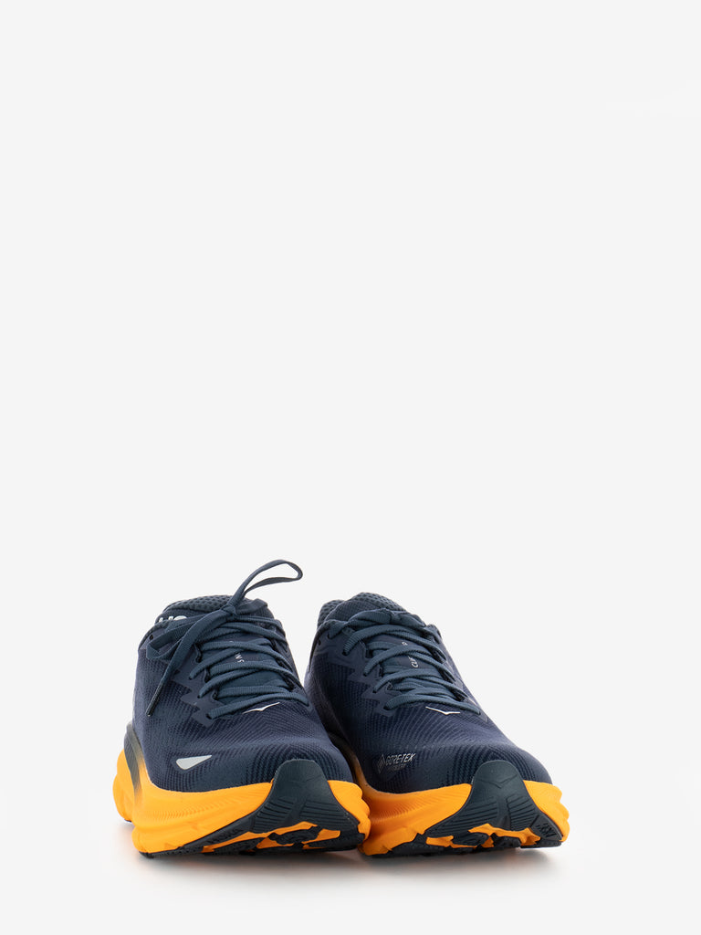 HOKA ONE ONE - M Clifton 9 GTX stormy skies / orange zest