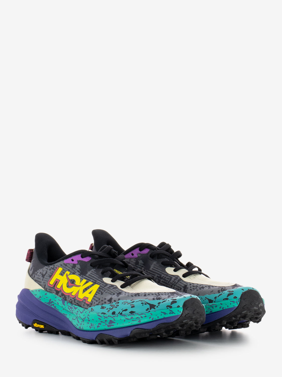 M Speedgoat 6 oatmeal / mountain iris