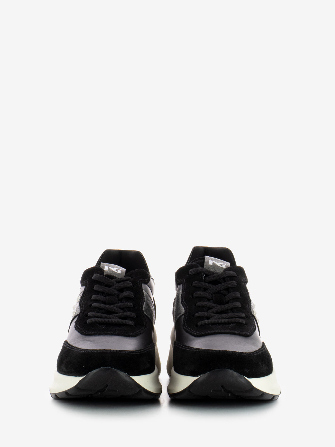 Sneakers Arold in pelle nere