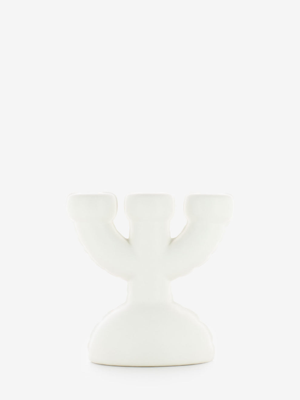 Candelabro Eric bone matte