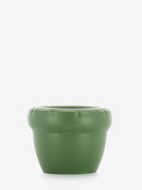 Planter Louis coral moss green matte