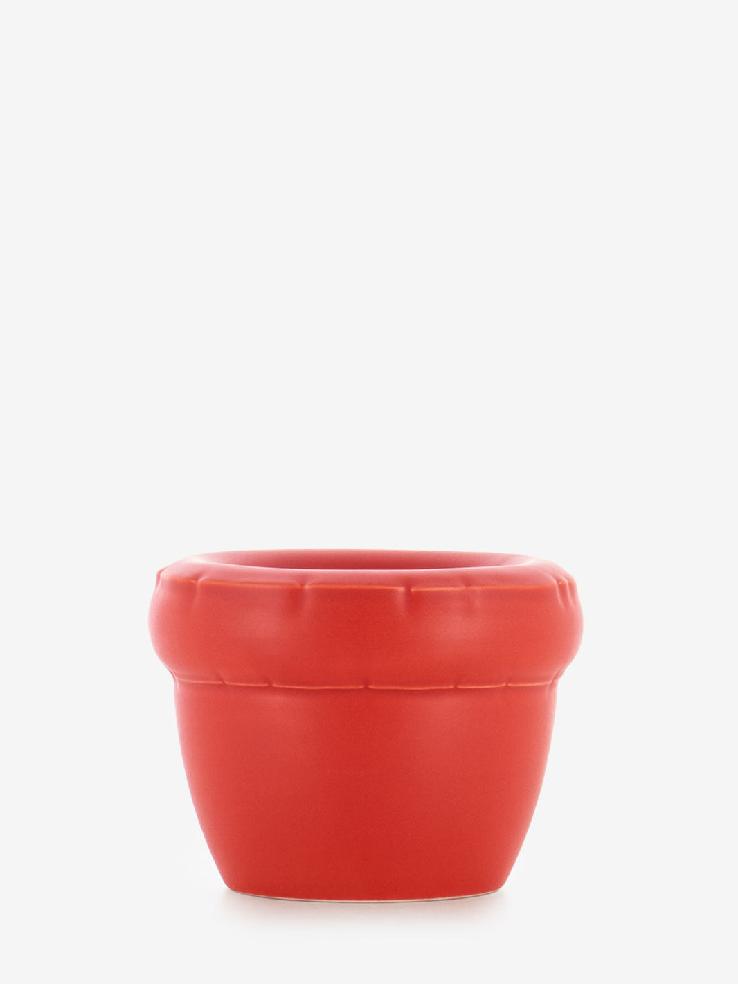 Planter Louis coral red matte