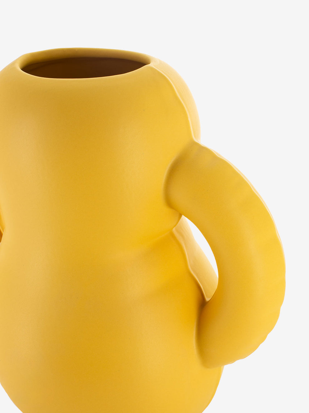 Vase Oscar Indico yolk matte