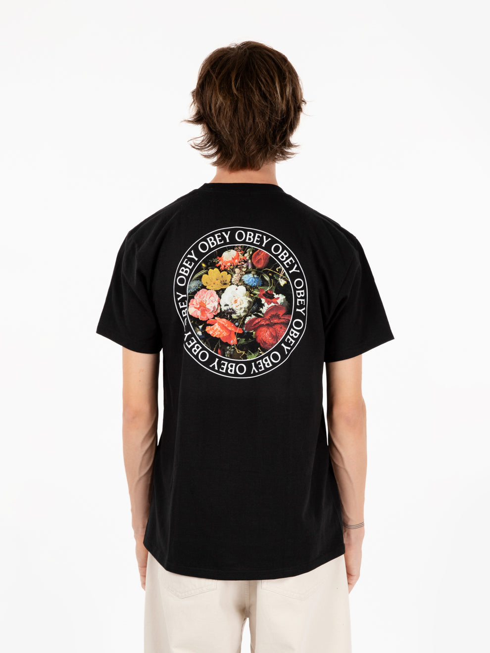 Bouquet tee black t-shirt