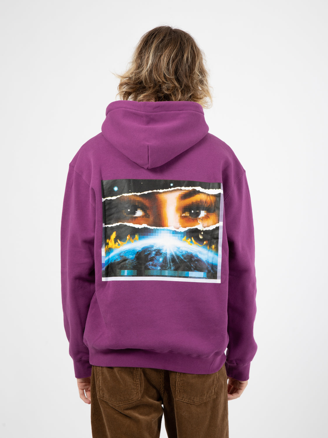 Felpa Digital DOmain hoodie grape