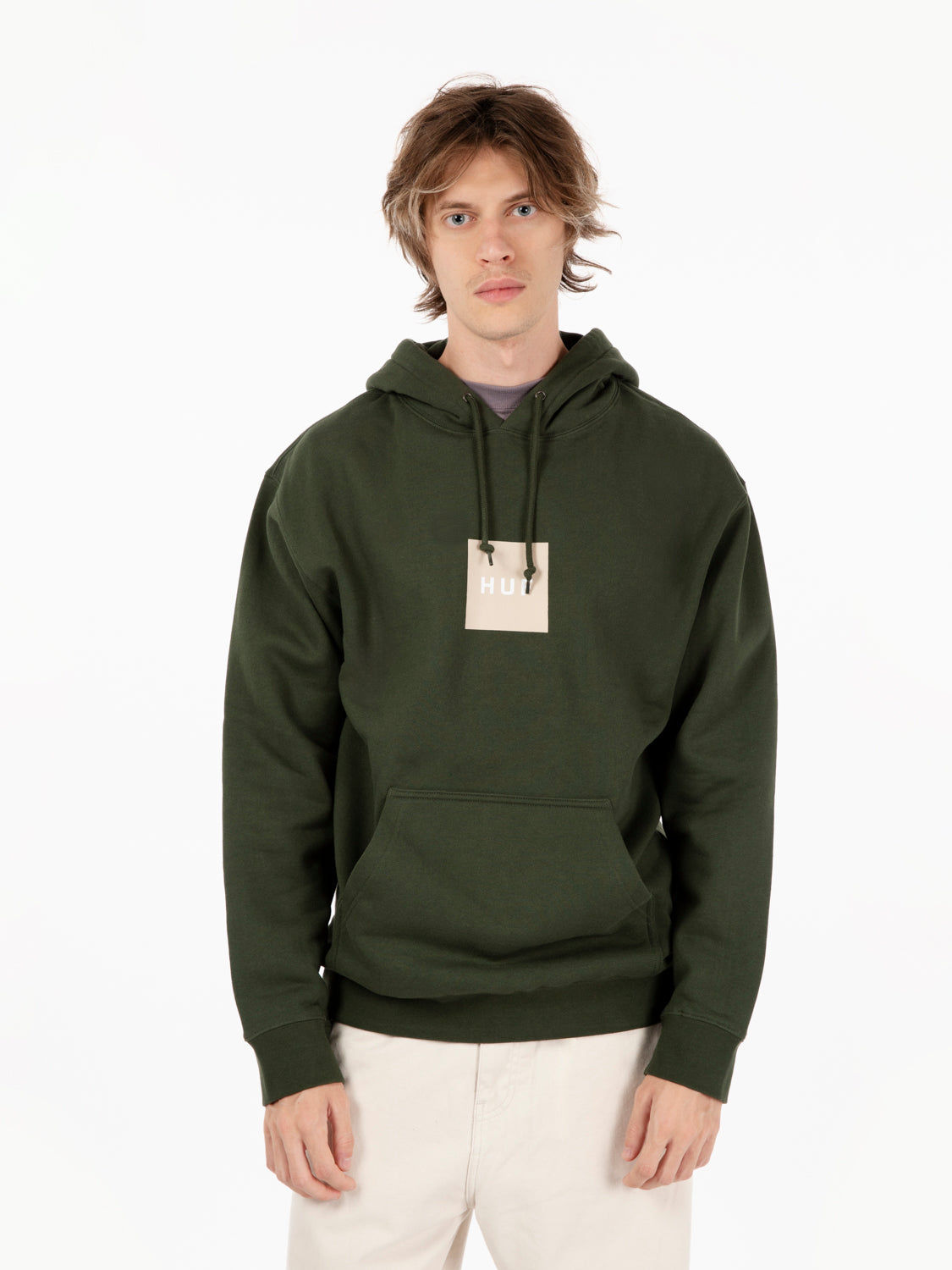Felpa set box P/O hoodie hunter green